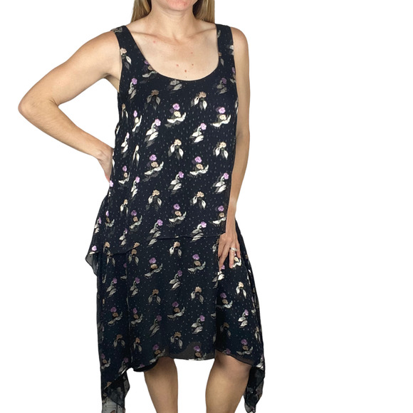 Opening Ceremony Gestures Floral Burnout Dress Size 2 - Picture 2 of 13